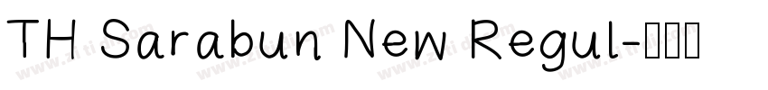 TH Sarabun New Regul字体转换
